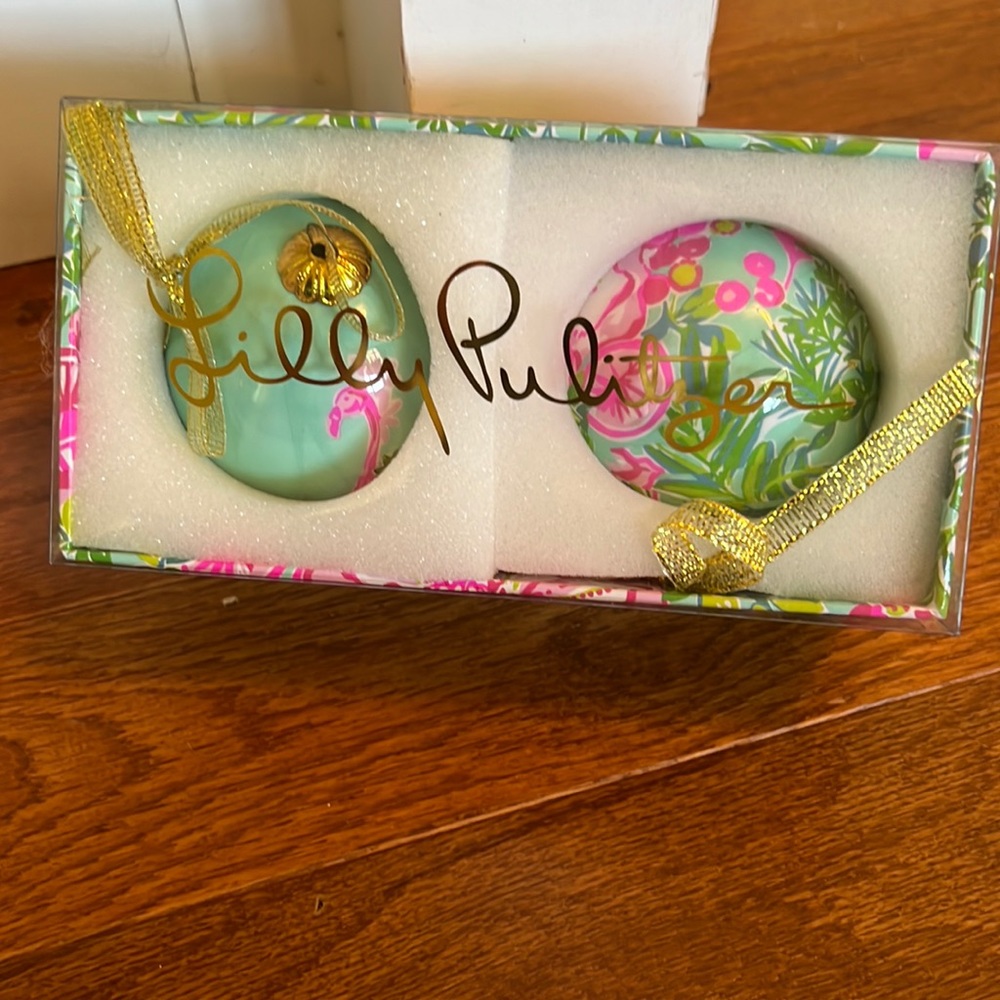 Lilly Pulitzer Christmas Ornaments